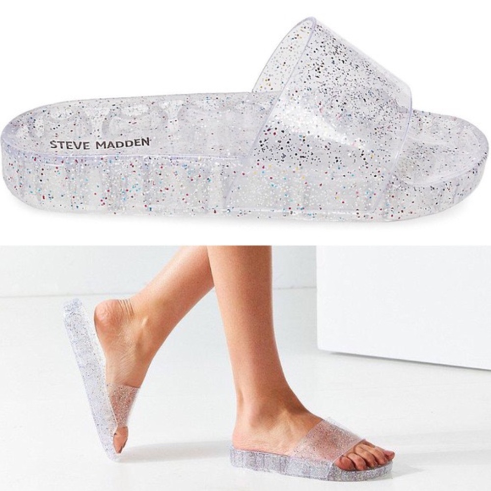 NEW Steve Madden Jelly Slides